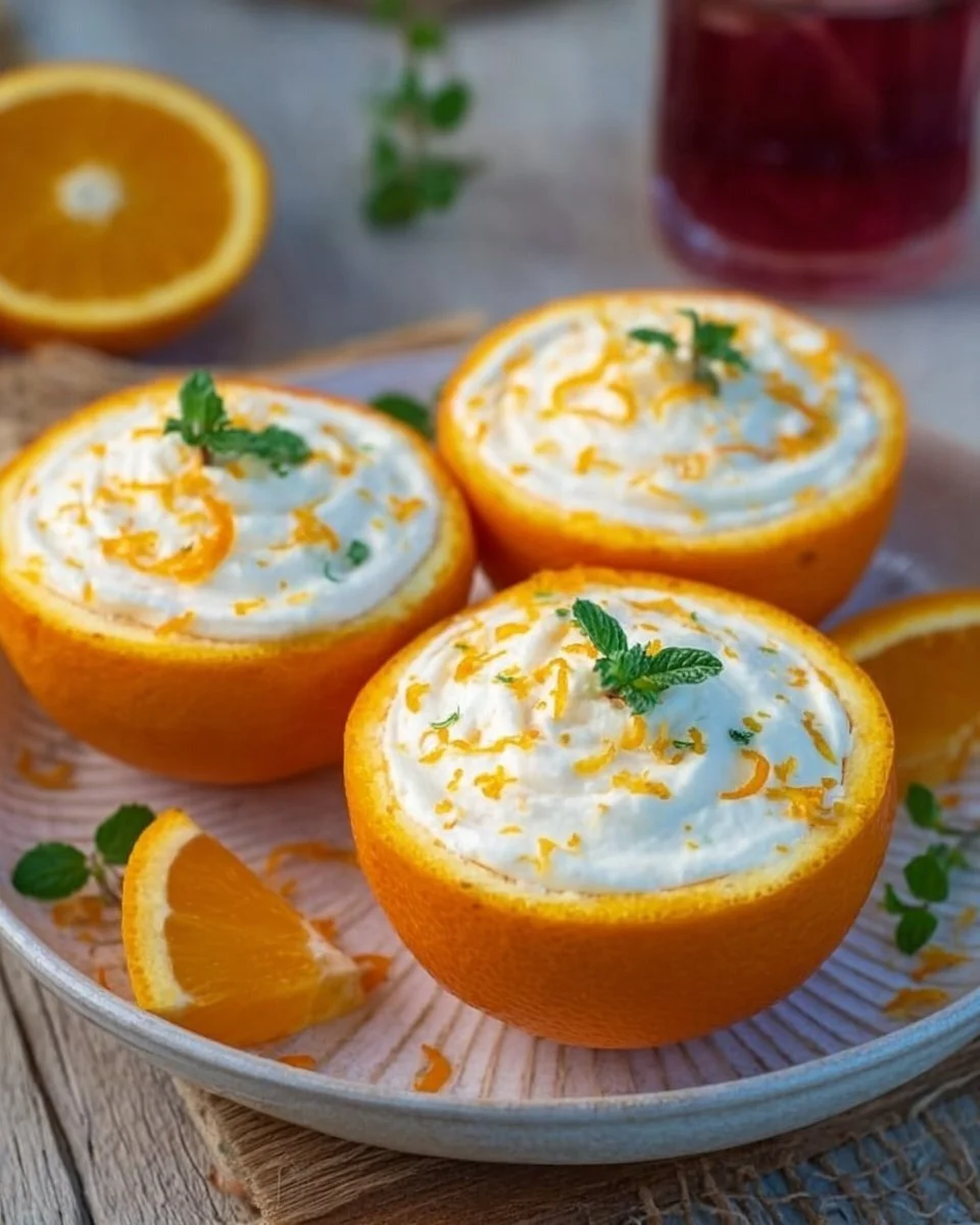 Cremiges Aperol Orangen Eis