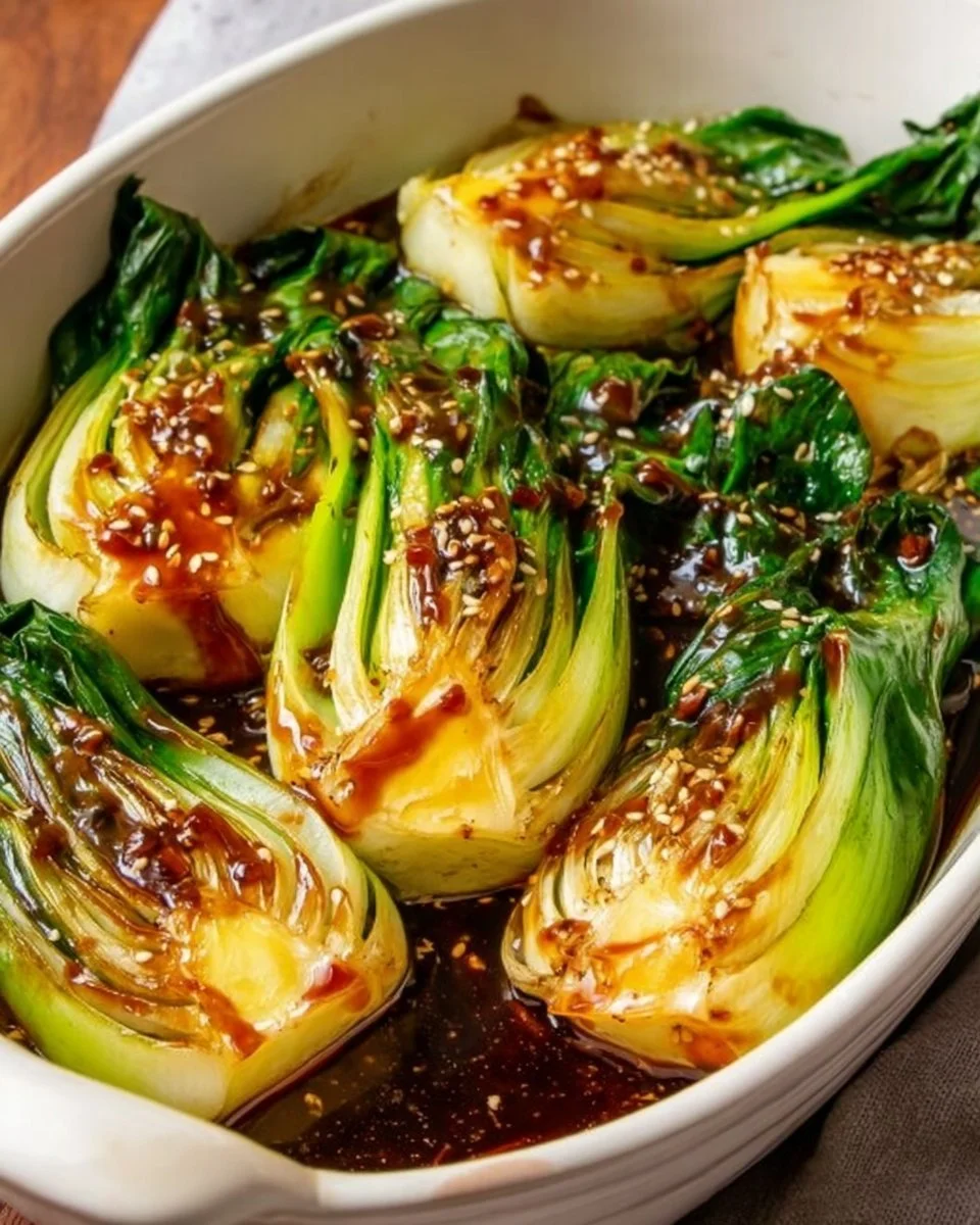 Einfacher Pak Choi in 10 Minuten zubereitet mit frischen Zutaten