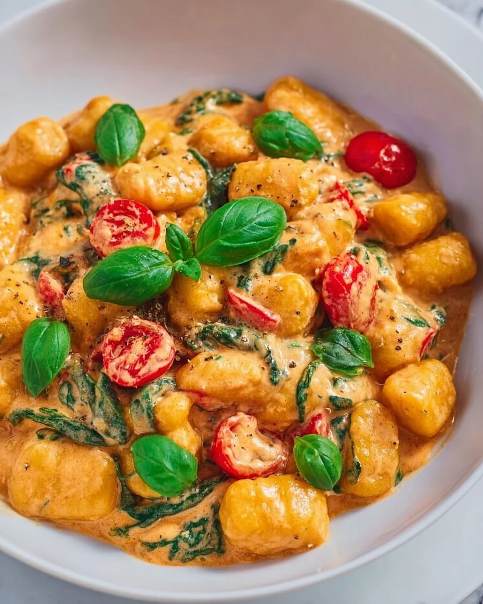 Ein einfaches und schmackhaftes Gnocchi Skillet Gericht aus der Pfanne.