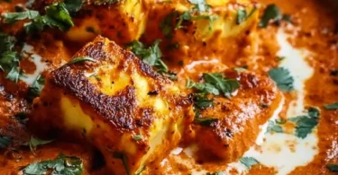 Himmlisches Halloumi Makhani in einer cremigen Sauce mit aromatischen Gewürzen